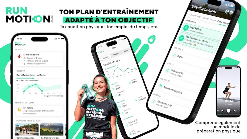 Application de coaching Running RunMotion Coach